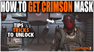 This guide shows you how to get the ghoul mask in the division 2. The Division 2 How To Unlock The Crimson Mask Tips And Tricks Youtube