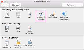 Microsoft Office Tutorials Select Grammar And Writing Style Options In Word For Mac