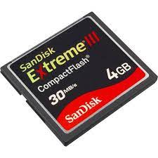 Sandisk compact flash 8gb extreme iii. Sandisk 4gb Extreme Iii Compactflash Card Sdcfx3 004g A31 B H