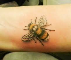 A tattoo like this would look stunning. Bumble Bee Tattoo Realistic Bee White Tailed Bee Coloured Tattoo Nature Tattoo Secret Ink Truro Cornwall Best Tatto Bee Tattoo Meaning Insect Tattoo Bee Tattoo