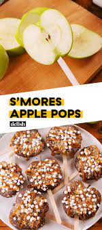 S Mores Apples Pops Will Pump You Up For Fall Recipe Desserts Apple Pop Dessert Recipes
