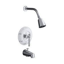 Kohler Antique Rite Temp Pressure Balancing Bath And Shower Faucet Trim With Lever Handle Requires Ceramic Dial Plate Valve Not Included Shower Faucet Faucet Kohler
