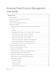 amazing charts practice management user guide manualzz com