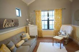 Grey Yellow Particularly The Wood And Yellow Sign Yellow Living Room Grey And Yellow Living Room Living Room Decor Colors