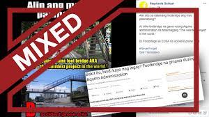 So, how everything is happening? Misleading Noynoy Aquino S Useless Mini Footbridge