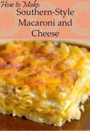 Southern Homemade Baked Macaroni And Cheese Recipe Recipe Recipes Food Cooking