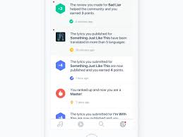 Notifications Inspiration App Music App Something Just Like This