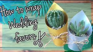 It's bright, playful and shows off a variety of. Diy How To Wrap Wedding Favors We Create And Grow Youtube