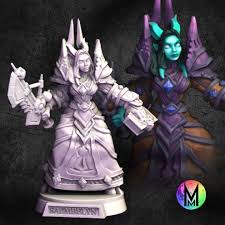 3D Printable World of Warcraft fan art - Draenei Mage from World of  Warcraft by Moonlight Minis- Christine Van Patten