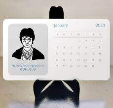 Harry Potter 2021 Funny Illustrated Desk Calendar Etsy Harry Potter Harry Potter Cards Potter