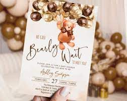 Teddy Bear Baby Shower Etsy
