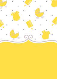 Invitacion Baby Shower Amarillo Baby Shower Invitacion Baby Shower Color