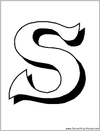 Check spelling or type a new query. Blockletters S Coloring Page