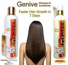 7days hair regrowth serum helps reactivate dormant hair follicles that have slowed down over the years and ultimately caused thinning strands and hair loss. Genive Shampoo Conditioner Long Hair Fast Growth 3x Faster Lengthen Longer Ebay