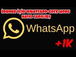 Iphone 5s 6 5se 6s 7 8 Icin Whatsapp Dark Karanlik Mod Nasil Yapilir Ios 13 Youtube
