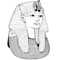 Analysis of his mummy and the artwork in his tomb tell us that tutankhamun was probably considered a handsome teen, and he stood about 5'6″ tall, with refined features and long eyelashes. King Tut Coloring Pages Surfnetkids