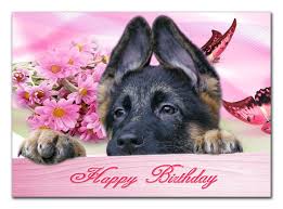 Birthday Wishes In German Images 270 German Shepherd Dog Alsatian Mum Mummy Daughter Grandaughter Niece Grandma Happy Birthday Dog Puppy Birthday Happy Birthday Niece