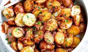 Garlic powder, baby red potatoes. Roasted Garlic Butter Parmesan Potatoes Are Crispy And Golden Kitchen Cookbook