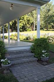 Eleven gables 2016 spring tour, landscape, farmhouse exteriors. A Country Farmhouse Our Front Steps And Walkway Front Porch Steps House With Porch Porch Steps