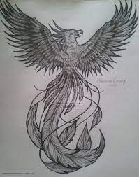 Phoenix bird is a symbol of rebirth, a return to being, and a new spiritual path. Phoenix Tattoo Flash By Nightsqueen On Deviantart Phoenix Tattoo Design Phoenix Bird Tattoos Phoenix Tattoo