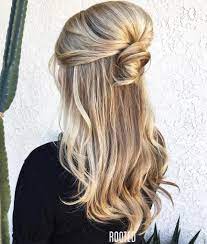 50 Half Updos For Your Perfect Everyday And Party Looks Bridesmaid Hair Long Half Up Wedding Hair Half Updo