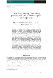 Fully 71% of malawians earn below the international poverty line of $1.90 per day. Pdf The Role Of Training In Reducing Poverty The Case Of The Ultra Poor In Bangladesh