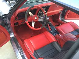 Red And Black Interior Drivers Side