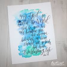 Learn how to make these beautiful watercolor art. Watercolor Wash Calligraphy Lettering Quotes