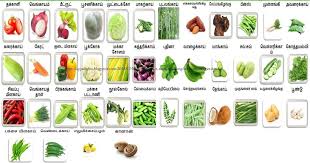 Vegetables Name And Images In Tamil And English Name Of Vegetables Vegetables List Of Vegetables