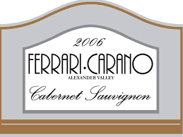 Echo bay, sauvignon blanc, marlborough: Wine Of The Week Ferrari Carano 2006 Alexander Valley Cabernet Sauvignon