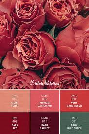 Red Roses Coral Colour Palette Color Palette Challenge Paint Color Palettes