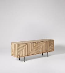 Seville Light Mango Wood Tv Stand Swoon Tv Stand Decor Tv Stand Wood Living Room Tv Unit Designs