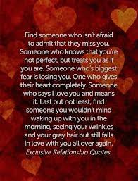 An exclusive relationship is all about mutual respect, affection, connecting on a deeper level, and knowing you want only them. Facebook