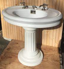 The most common shorthand of haines, jones & cadbury is hjc. 1912 Haines Jones And Cadbury Pedestal Sink Prop Only Dea Bathroom Machineries