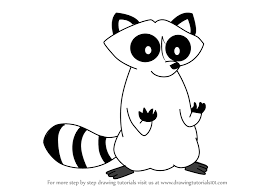 All you will need is a pencil, an eraser, and a sheet of paper. Cute Raccoon Drawing Easy Novocom Top