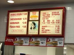 Burgers & fries combos drinks. Menu Picture Of In N Out Burger Irvine Tripadvisor