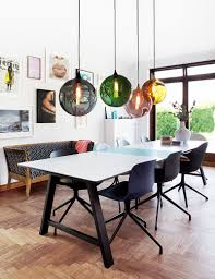 This pendant ceiling hanging light fixture has a transitional open frame design with a soft gold finish that allows for maximum light disbursement. Dazzling Feast 21 Creatively Fun Ways To Light Up The Dining Room