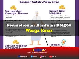 Maut dan kematian warga emas. Permohonan Bantuan Rm500 Warga Emas Tcer My