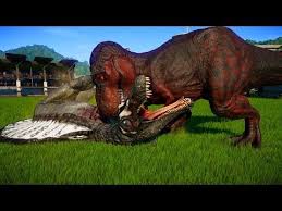 T Rex Vs Spinosaurus Indominus Rex Allosaurus Giganotosaurus Jurassic World Evolution Youtube Jurassic World Spinosaurus Indominus Rex