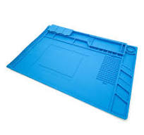 XL Heat Resistant Silicone Soldering Mat Anti Static Magnetic Holders 12x18  Inches