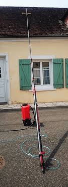 Perche Telescopique Carbone Pulverisation Des Toitures Airadik