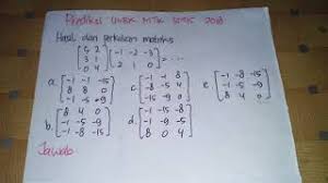 Jadi perhitungan perkalian antar dua buah matriks ditengan ukuran 2 x 2 bisa dibilang adalah perkalian matriks yang begitu sederhna untuk dikerjakan. Playtube Pk Ultimate Video Sharing Website
