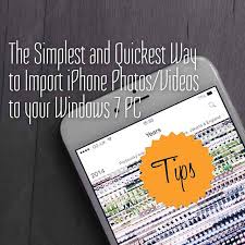 There are several ways to quickly copy files to the pc, and we'll show you three of the best approaches using the panfone data transfer, windows explorer and panfone mobile manager to directly import photos. The Simplest And Quickest Way To Import Iphone Photos Videos To Your Windows Pc Moblivious