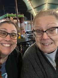 Belinda eating as quickly as possible!!