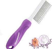 Amazon.com: GENPEPADO Grooming Comb for Dogs and Cats with ...