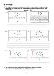 Little, a little, few, a few. Diffusion Osmosis And Active Transport Worksheet Tpt