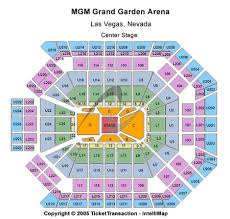 Mgm Arena Seating Map Mgm Grand Garden Concert Seating Chart