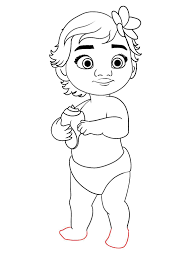 It was great to be back at mariposa! How To Draw Baby Moana From Disney S Moana Draw Central Baby Drawing Disney Moana Art Disney Art Drawings