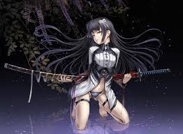 More images for cool anime girls with swords » Barefoot Black Black Hair Cameltoe Garter Katana Long Hair Navel Original Panties Petals Purple Eyes Ribbons Shiokonbu Sword Underwear Weapon Konachan Com Konachan Com Anime Wallpapers