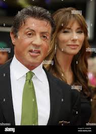 Sylvester stallone jennifer flavin hi-res stock photography and images